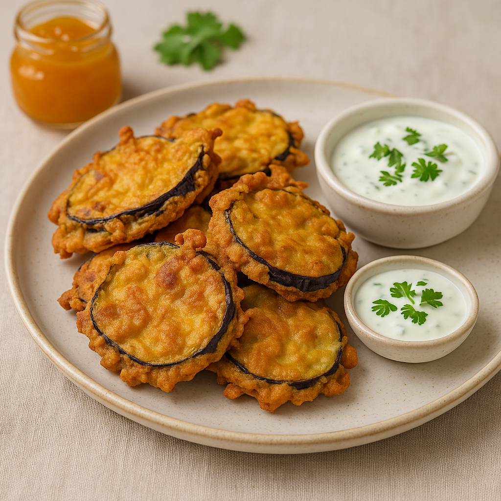 Eggplant Bhajis