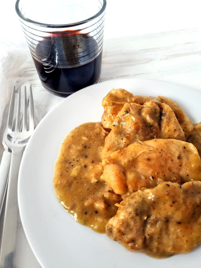 Chicken with cardamom and black pepper 