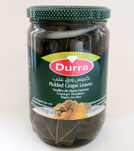 Canned grape leaves