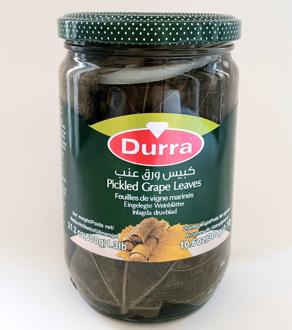 Canned grape leaves