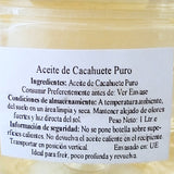 Aceite de Cacahuete 1 litro - savourshop.es