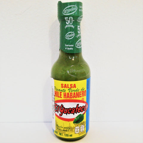 Salsa Verde de chile habanero El Yucateco 120ml