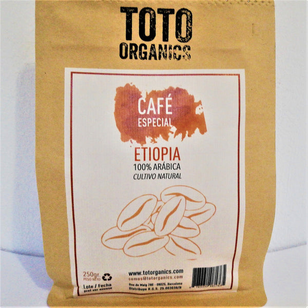 Toto Organics Ethiopian Coffee 250g