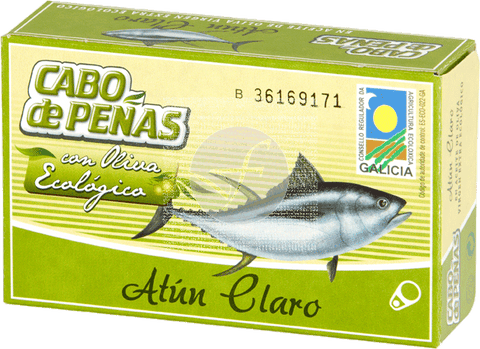 Light tuna in organic olive oil 125g