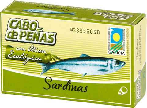 Sardines in organic olive oil 125g